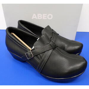 Abeo JILL 24J52895 Womens Shoes Size 12 Medium Black Comfortable Stylish Leather